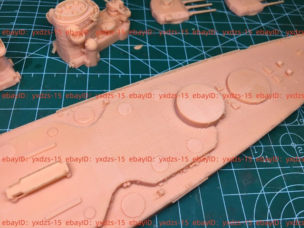 3d Printed Kits 1/700 German H-class Pommern Battleship(full Hull/waterline)