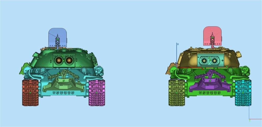 3d Printed 1/35/72 Russian F-series "Antelope" IS-2-II Heavy Tank Kit