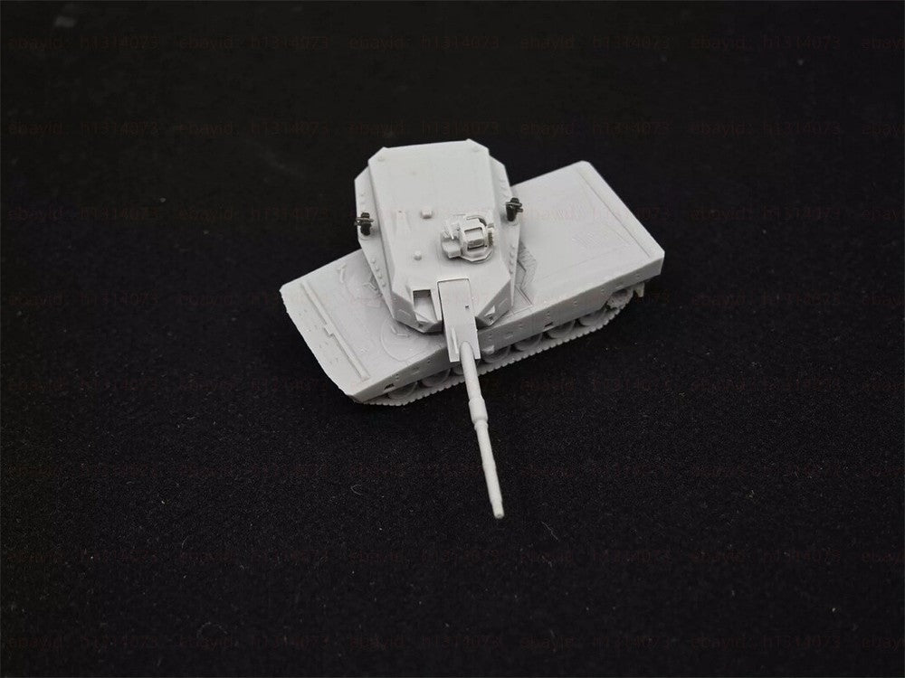 3d Printed Kit 1/144 German Kf51-u Main Battle Tank With Unmanned Turret