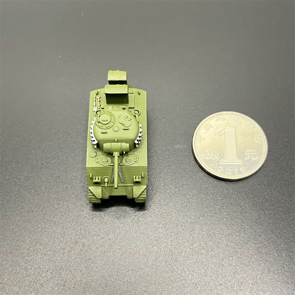 1/144 American M4 Sherman Medium Tank Painted Finished Model
