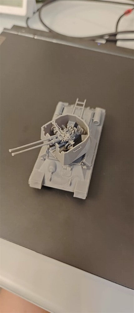 3d Printed 1/72 Soviet T-34 Anti-Aircraft Variant Unpainted Kit