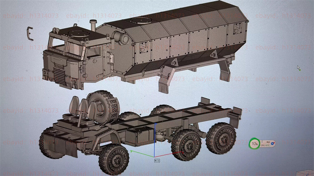 3d Printed 1/72 URAL 5323 Bulletproof Armored Vehicle Unpainted Kit