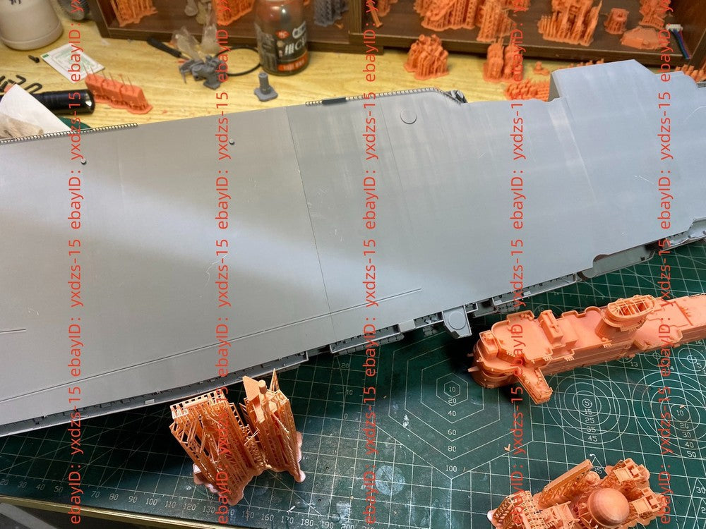 3d Printed 1/350 Hms Ark Royal R09 Aircraft Carrier(full Hull/waterline)