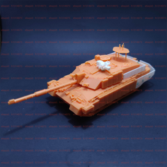3d Printed 1/72/144 Challenger 2 Theatre Entry Standard (tes) Main Battle Tank