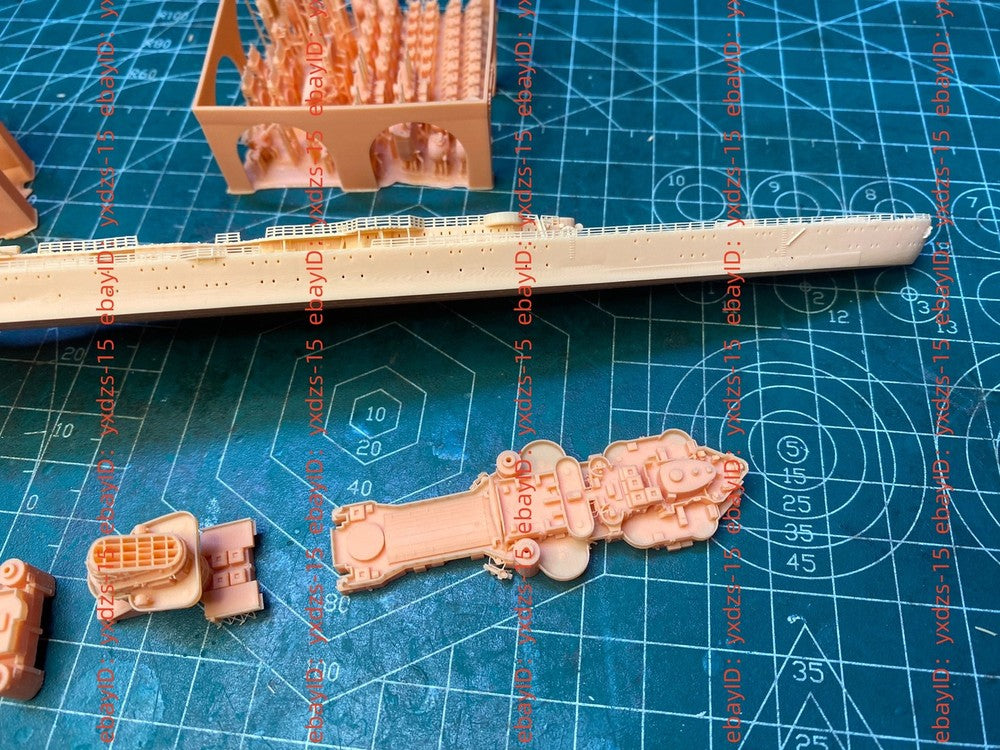 3d Printed 1/700 Mainz Light Cruiser(full Hull/waterline)