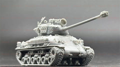 3d Printed 1/72 Sherman M-50/m-51 Super Sherman Tank Unpainted Kit