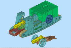3d Printed 1/72 British Gun Carrier Self-Propelled Gun Kit