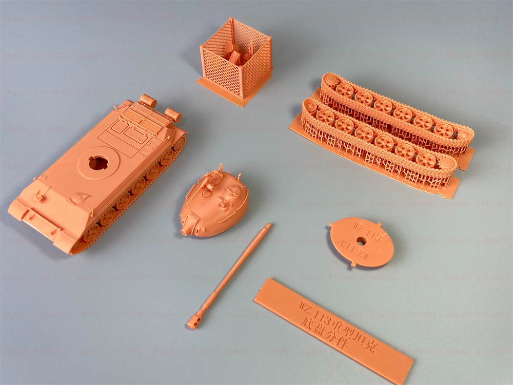 3d Printed 1/72 WZ-113 Chinese Heavy Tank Unpainted Kit