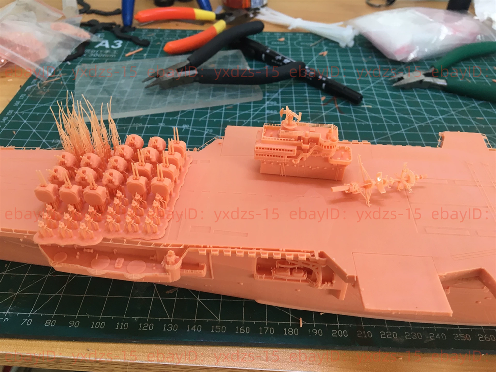 3d Printed 1/700 United States Aircraft Carrier(full Hull/waterline)