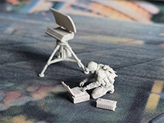 3d Printed 1/72 1L271 Counter-Battery Radar Soldier Set (Three-Person)