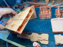 3d Printed Kits 1/700 Soviet Kronshtadt Class Battlecruiser(full Hull/waterline)