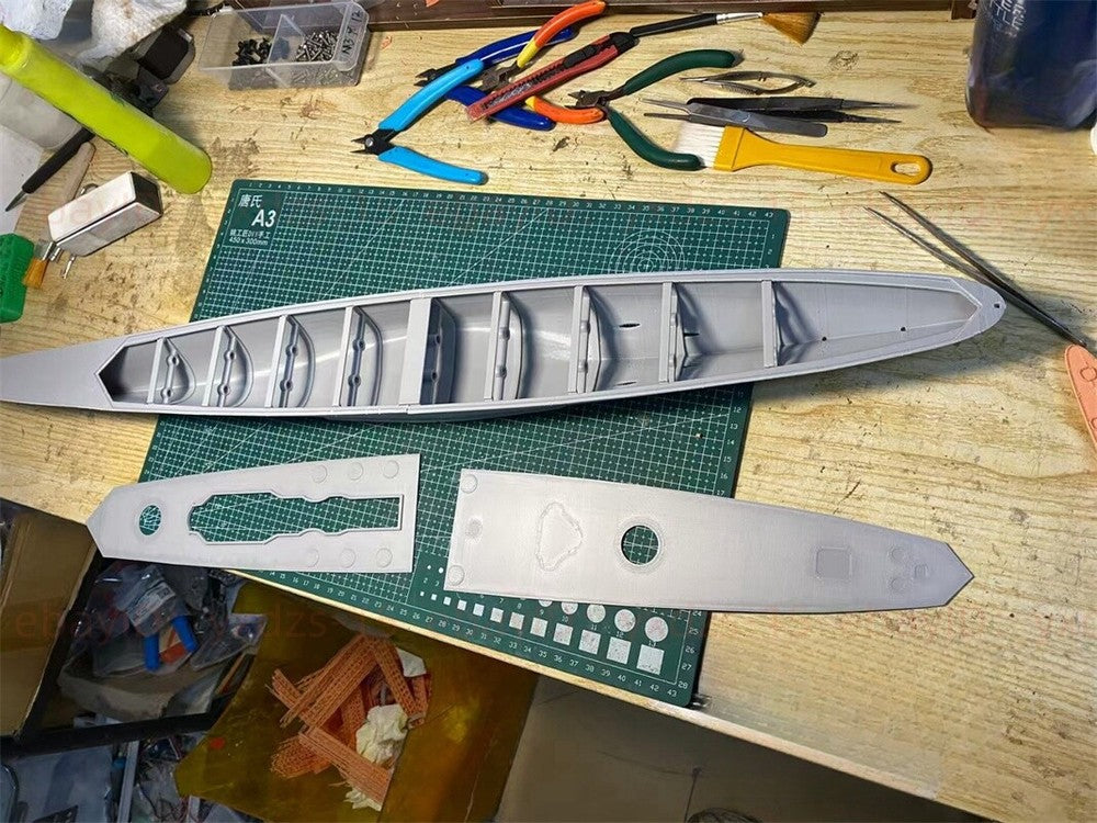 3d Printed Kit 1/350 Ijn Azuma Cruiser(full Hull/waterline)