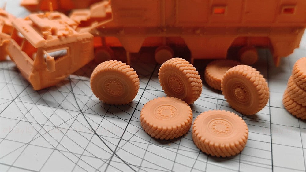 3d Printed 1/72/87 Kamaz Typhoon-K 6x6 Armoured Truck ﻿Unpainted Kit