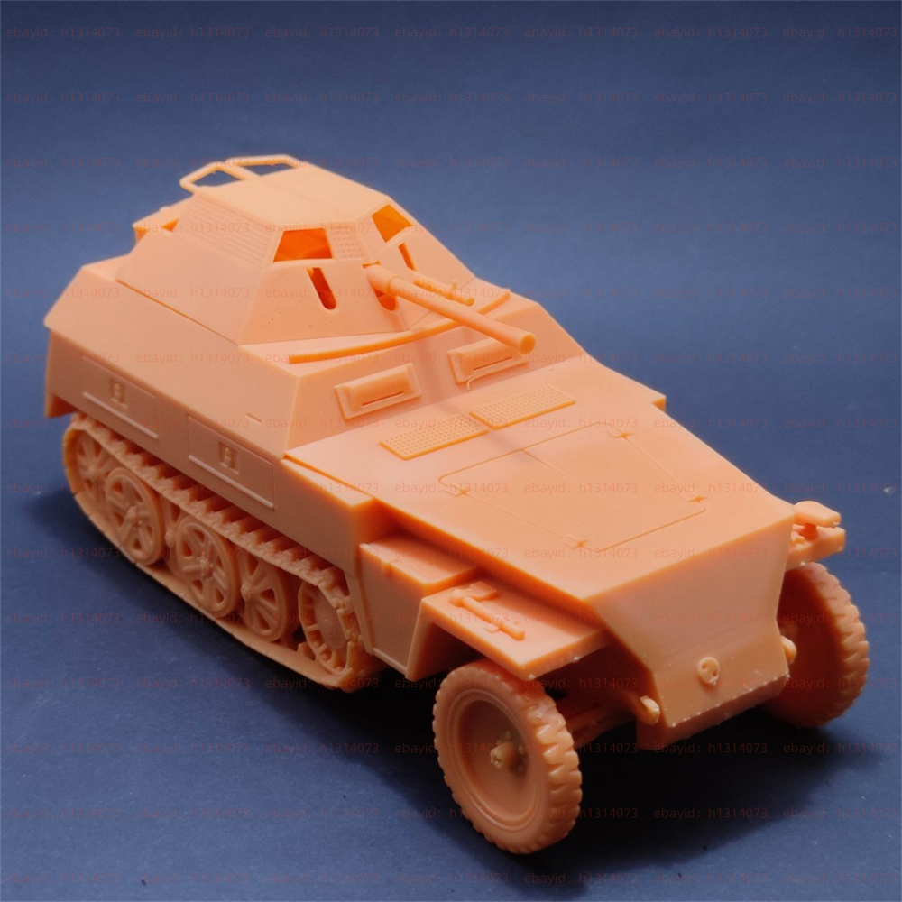 3d Printed 1/72 German Sd.Kfz.250/9 Half-Track Armored Vehicle Unpainted Kit