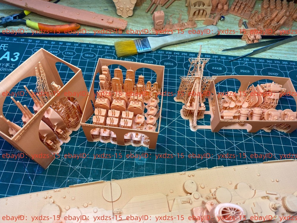 3d Printed Kits 1/700 Soviet Kronshtadt Class Battlecruiser(full Hull/waterline)