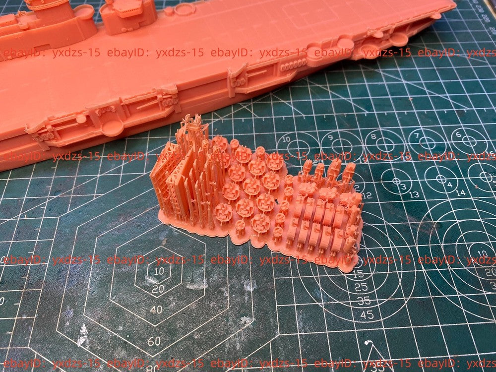 3d Printed Kits 1/700 Hms Malta Class Aircraft Carrier(full Hull/waterline)
