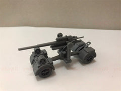 3d Printed 1/72 8.8cm Flak 36 Mobile Gun ﻿Unpainted Kit