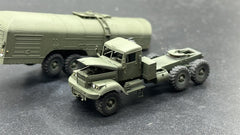 1/144 Ukrainian KrAZ-258 Fuel Tanker Truck Painted Finished Model