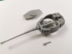 3d Printed 1/72 German Full-Interior "King Tiger" Heavy Tank Kit