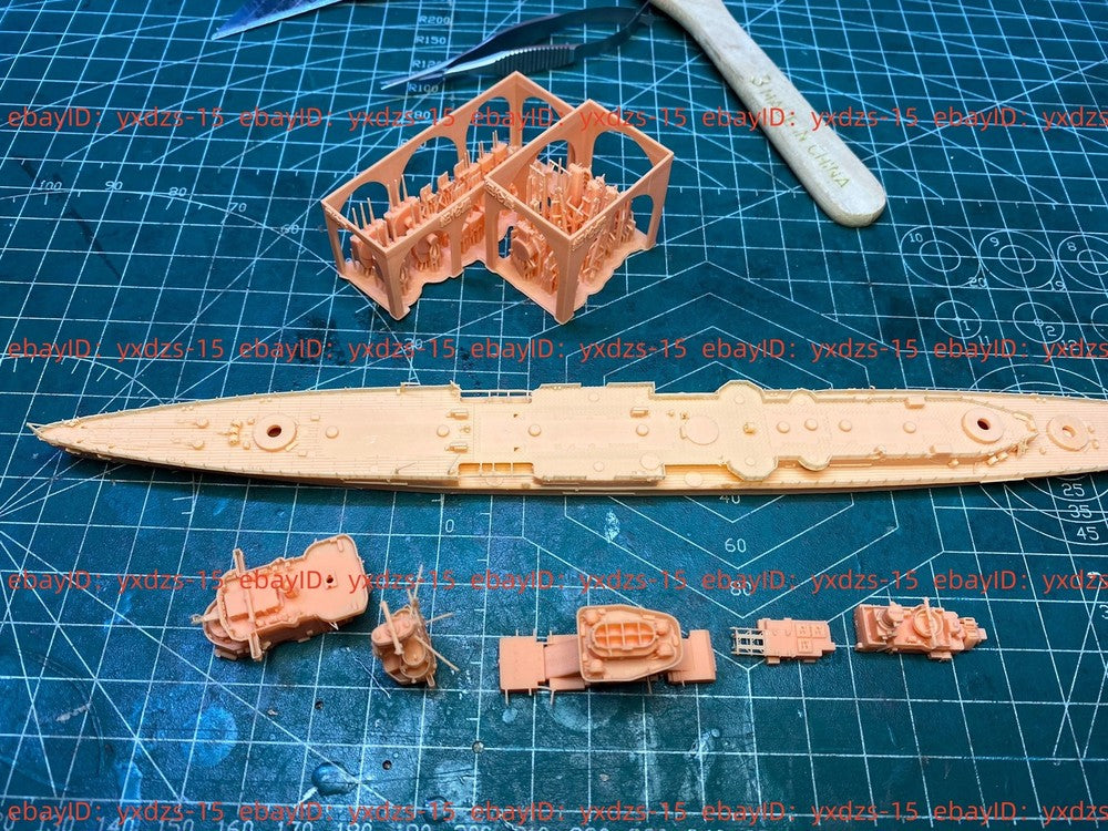 3d Printed Kits 1/700 Wwii German Nuremberg Light Cruiser(full Hull/waterline)