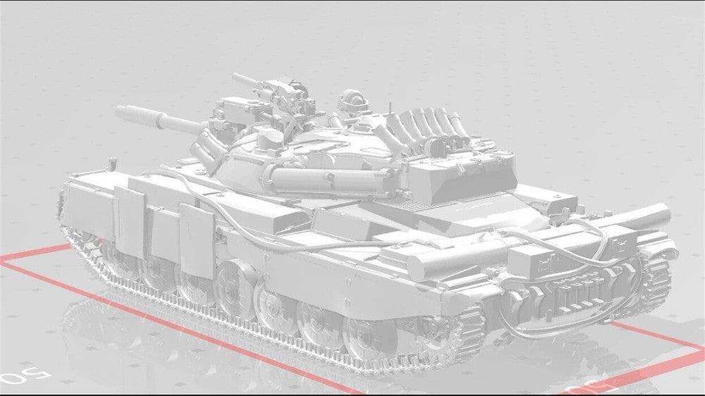 3d Printed 1/35/72 Russian F-series "Blunt-nosed Viper" T-100 LT Light Tank Kit