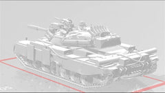 3d Printed 1/35/72 Russian F-series "Blunt-nosed Viper" T-100 LT Light Tank Kit