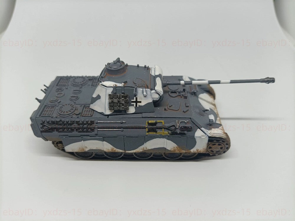 1/72 German Panther Tank Model A With Snow Camouflage Painted Finished Model