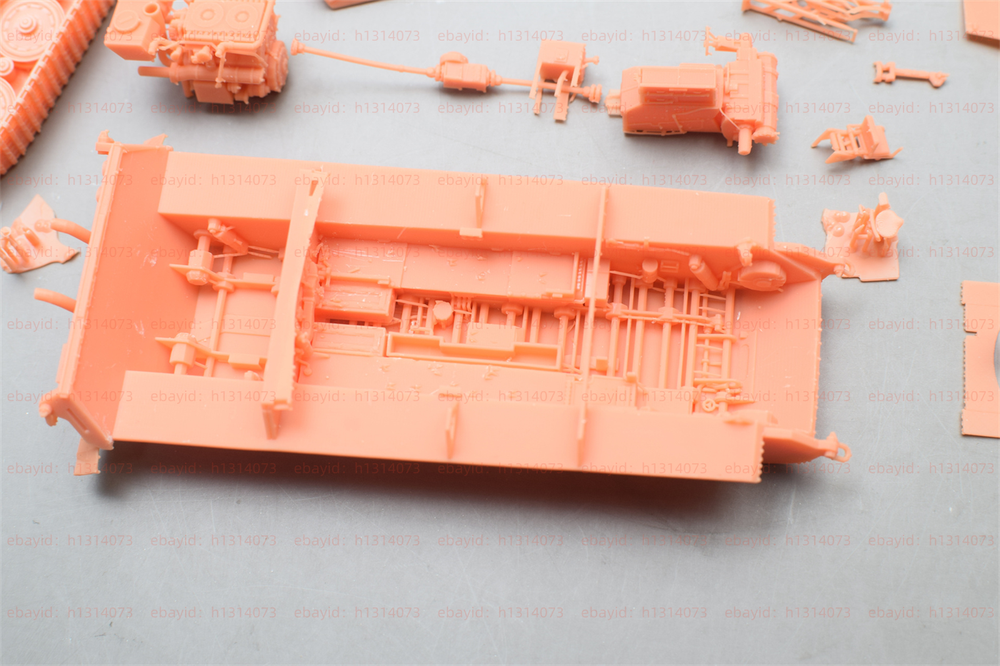 3d Printed 1/72 Germany King Tiger Tank Unpainted Kit