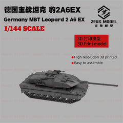 3d Printed Kit 1/144 German Leopard 2a6ex Main Battle Tank
