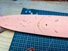 3d Printed 1/350 French Navy Cruiser De Grasse Unpainted Model Kit