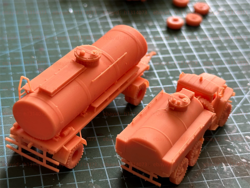 3d Printed 1/72/144 Ural Fuel Tank Truck Unpainted Kit