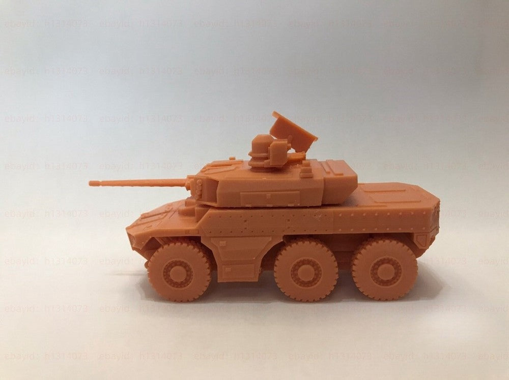 3d Printed 1/72/144 EBRC Jaguar Unpainted Kit