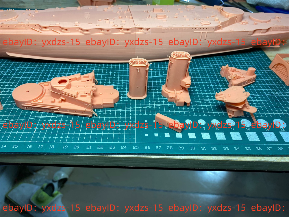 1/350 Hms Barham (04) Of Queen Elizabeth-class Battleships(full Hull/waterline)