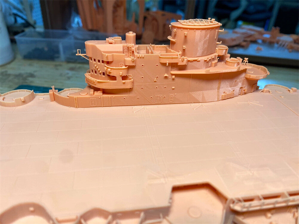 3d Printed Kit 1/350 Hms Indomitable Aircraft Carrier(full Hull/waterline)