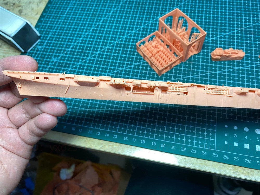 3d Printed 1/700 Hms Theseus (r64) Aircraft Carrier(full Hull/waterline)
