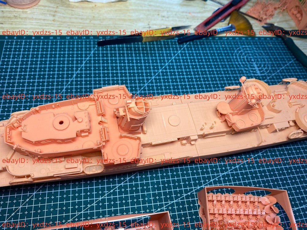 1/200 Uss Gearing Class Destroyer(full Hull/waterline) 3d Printed