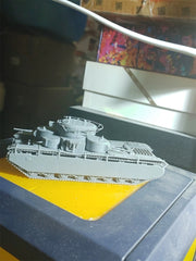 3d Printed 1/72 Soviet T-35 Heavy Multi-turret Tank ﻿Unpainted Kit