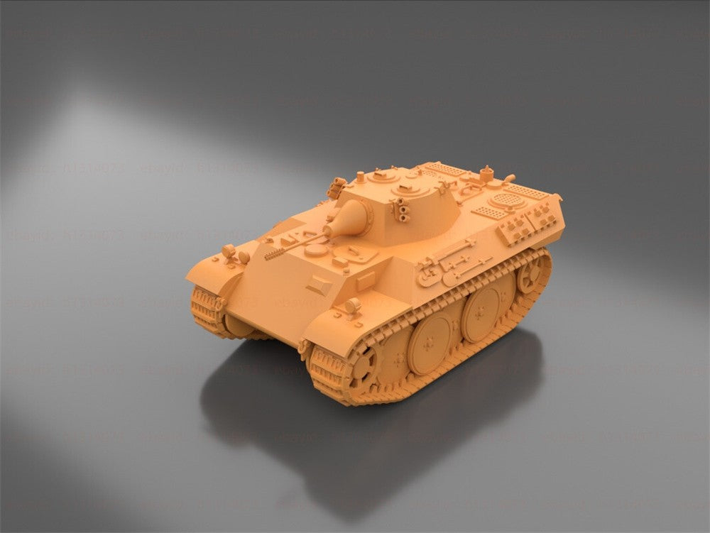 3d Printed 1/72/144 German VK1602 Leopard Tank Unpainted Kit