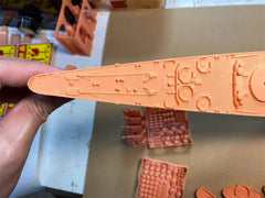 3d Printed 1/350 Japanese Battleship Daisen(full Hull/waterline)
