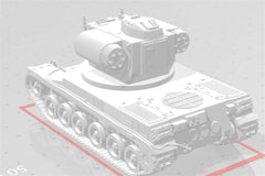 3d Printed 1/35/72 French F-series B-C CS59 12-tube 150mm SP Rocket Kit