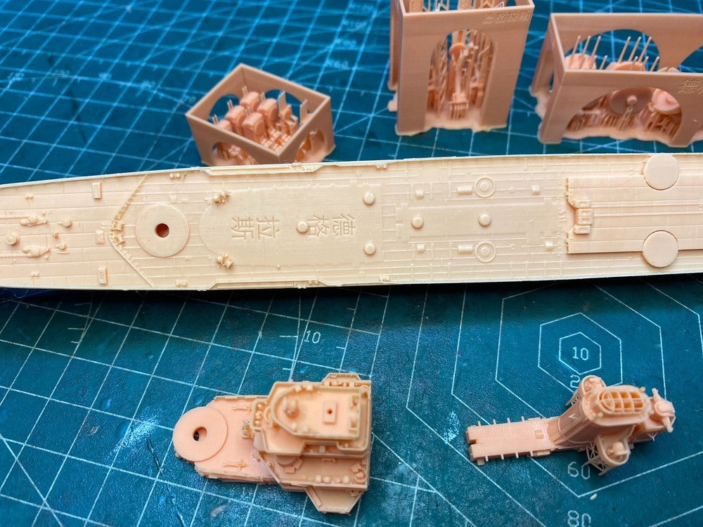 3d Printed 1/700 French De Grasse Cruiser(full Hull/waterline)