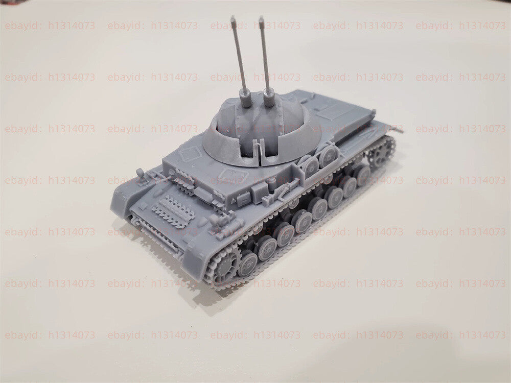 3d Printed 1/72 Flakpanzer Iv Kugelblitz Air Defense Vehicle Unpainted Kit