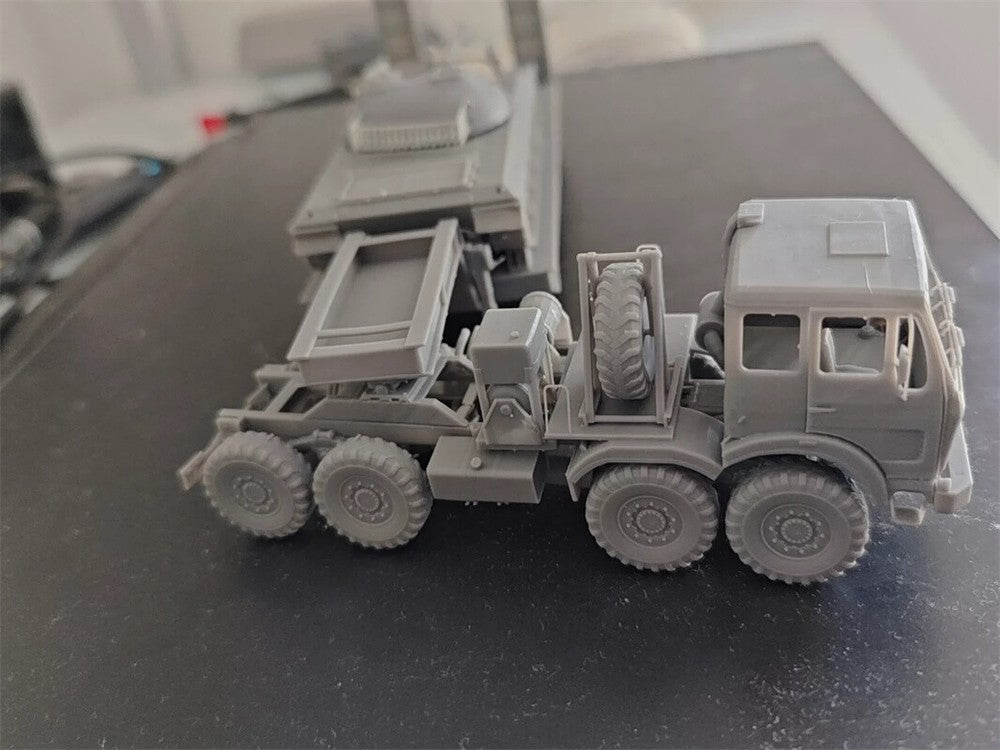 3d Printed 1/72 Serbia Fap 3232-axle Heavy-duty Trailer（no Tank） Unpainted Kit