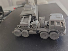 3d Printed 1/72 Serbia Fap 3232-axle Heavy-duty Trailer（no Tank） Unpainted Kit