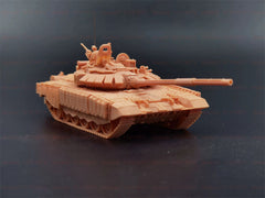 3d Printed 1/72/144 Russian T-72b3 2016 Tank With Relikt Armour