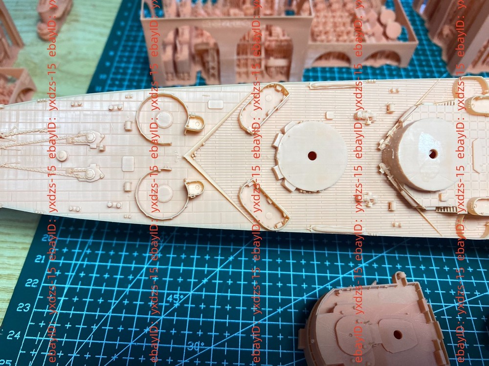 3d Printed 1/350 French Cruiser Louis Ix(full Hull/waterline)