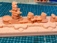 3d Printed 1/700 Italian battleship Lepanto(full Hull/waterline)