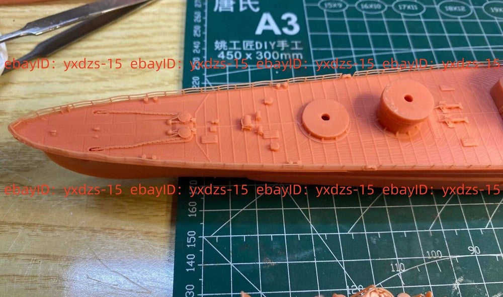 3d Printed Kits 1/350 Ijn Furutaka Class Cruiser(full Hull/waterline)