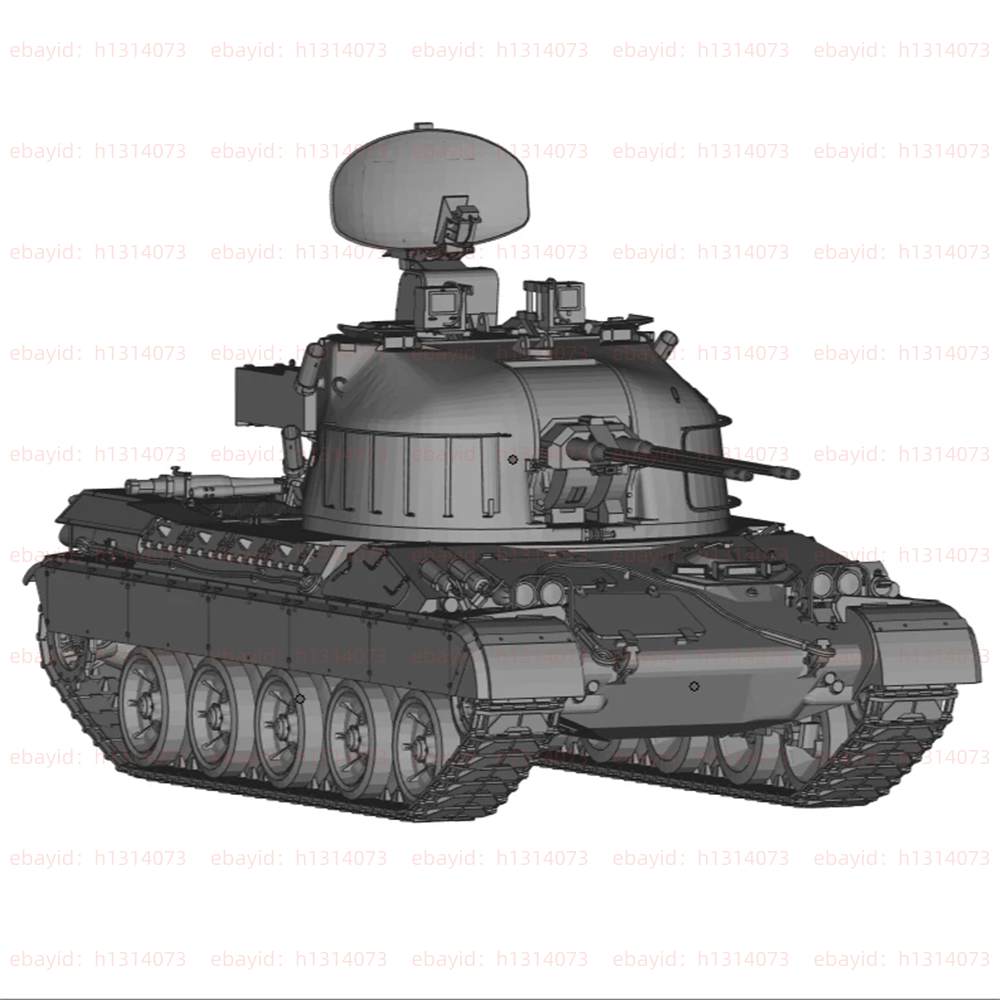 1/72/144 French AMX 30 Anti-aircraft Variant Unpainted Kit