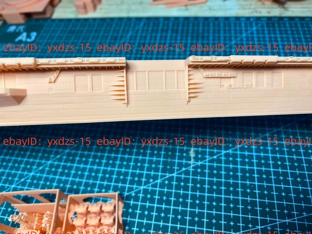 3d Printed 1/700 US Essex-class Aircraft Carrier(full Hull/waterline)